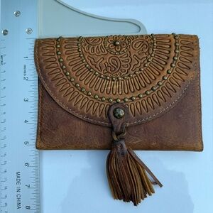 Patricia Nash leather clutch wallet